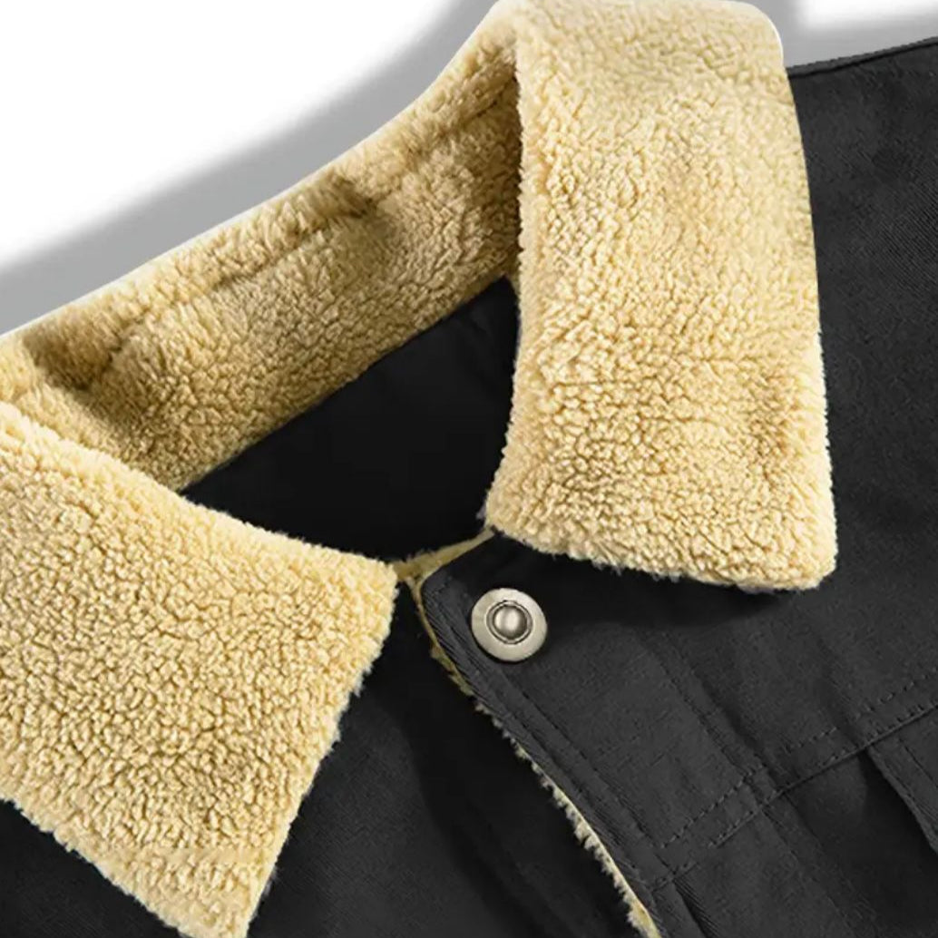 Chaqueta afelpada para hombre