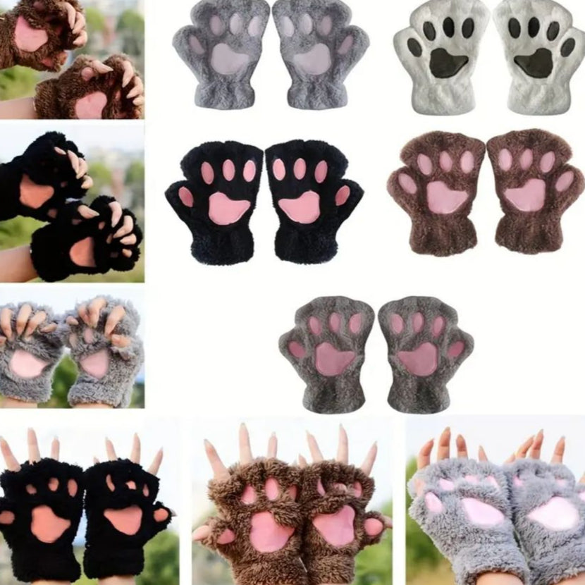 Guantes sin dedos estilo Kawaii