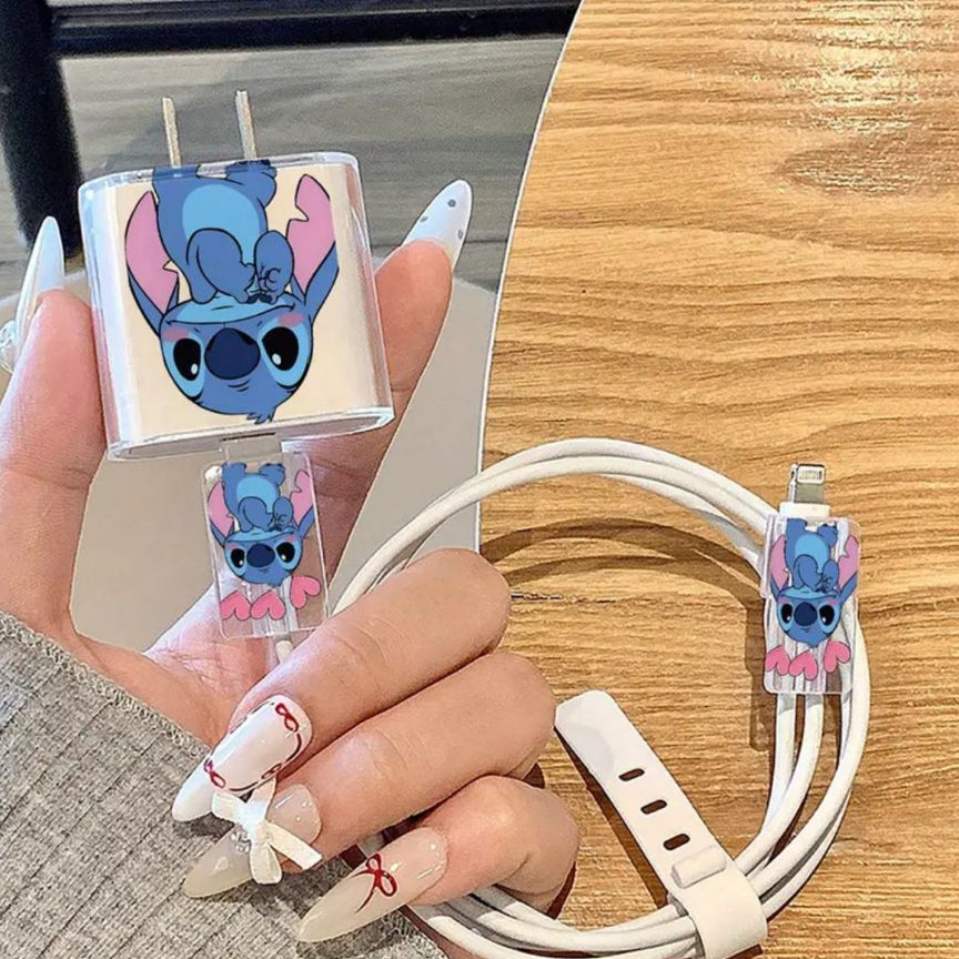kit 5piezas Stich para IPhone