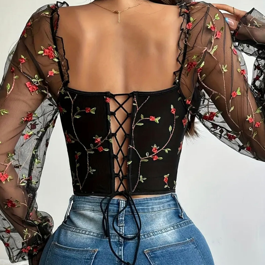 Corset con mangas