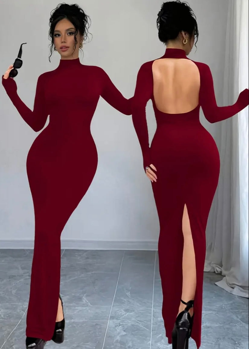 Vestido sin espalda