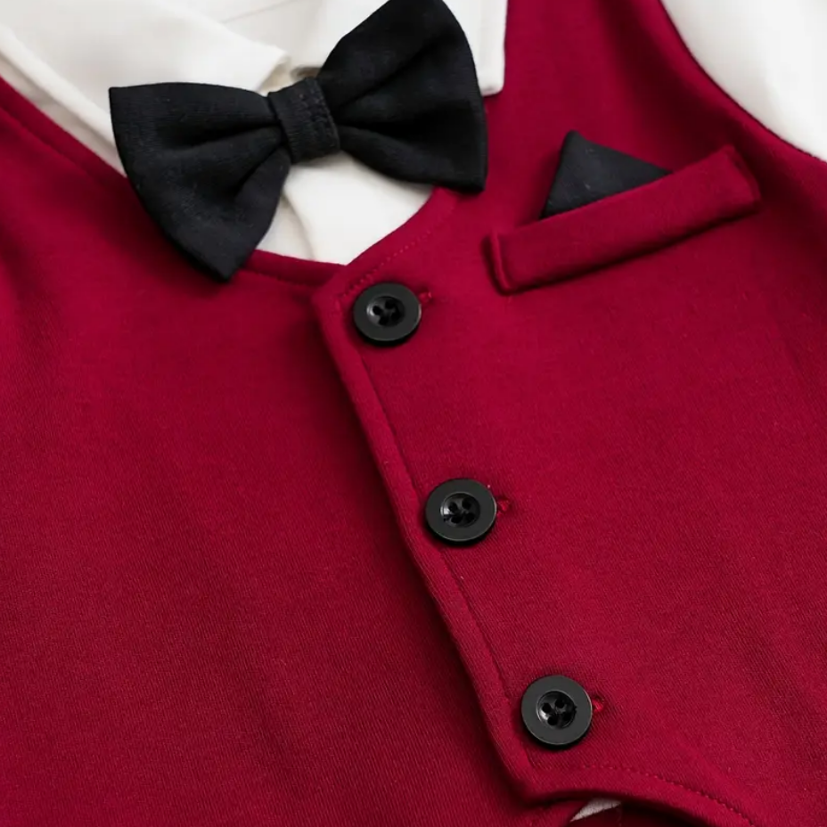 Mameluco estilo traje