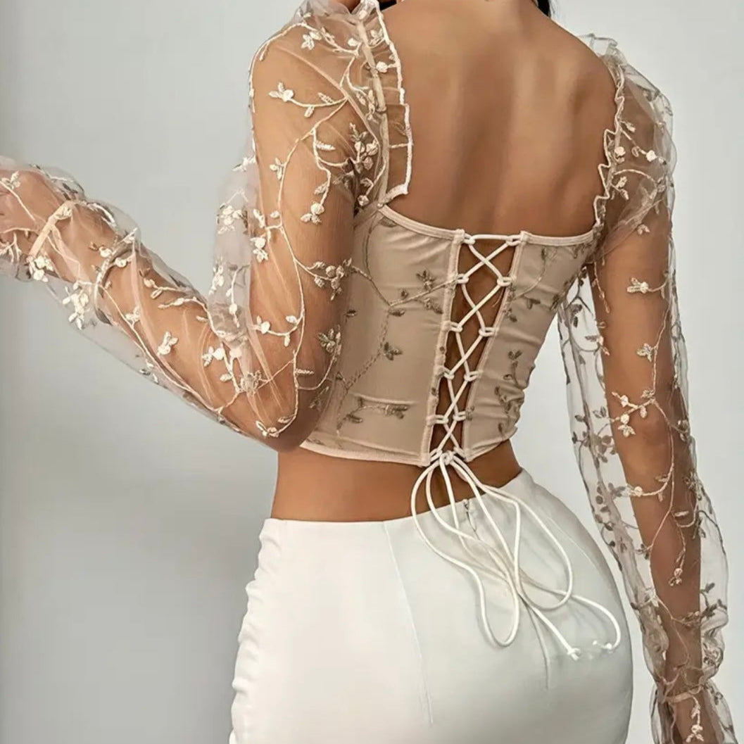 Corset con mangas