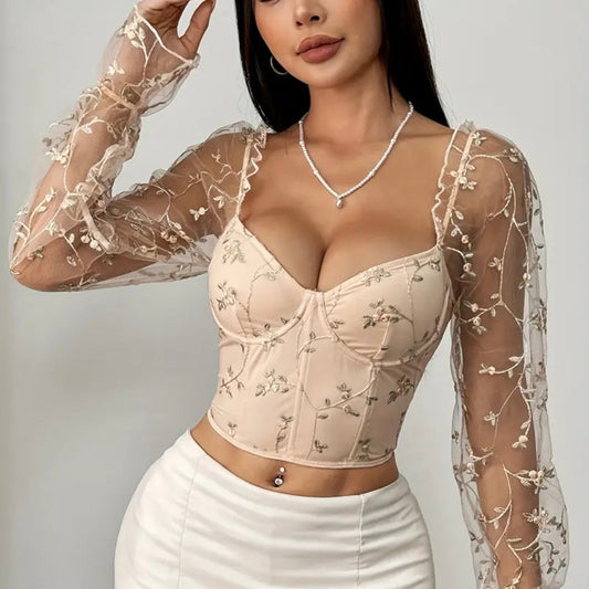 Corset con mangas