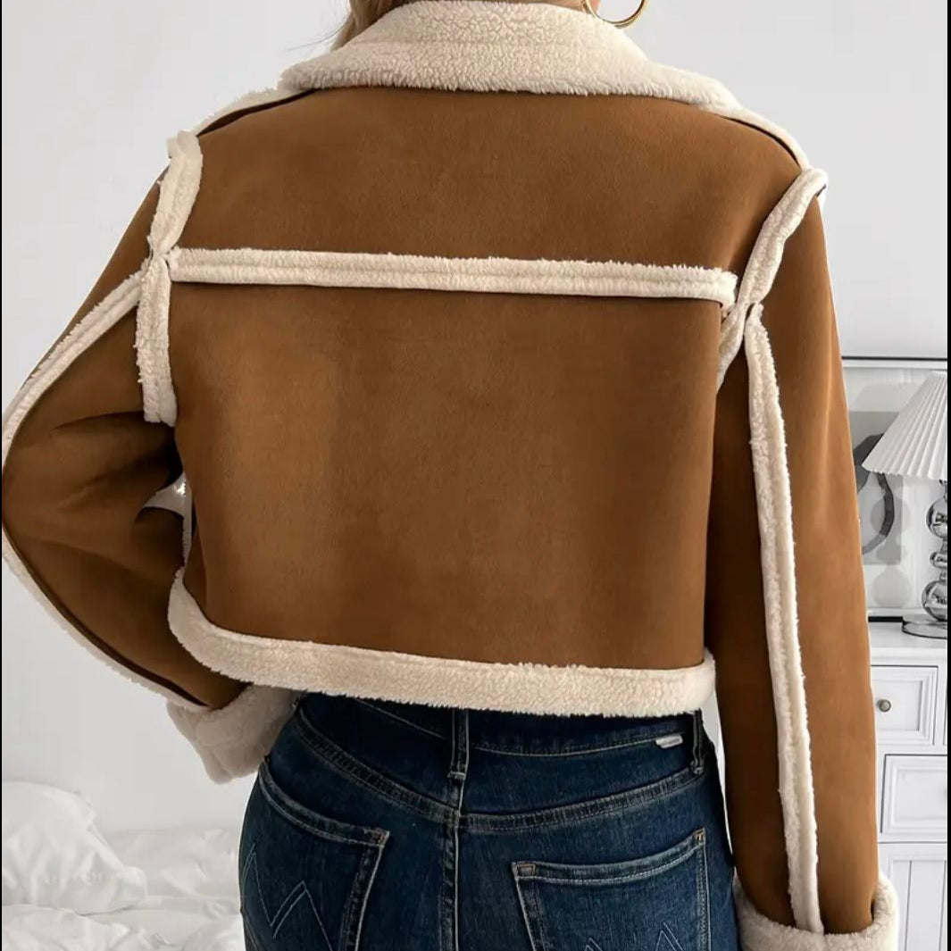 Chaqueta afelpada top