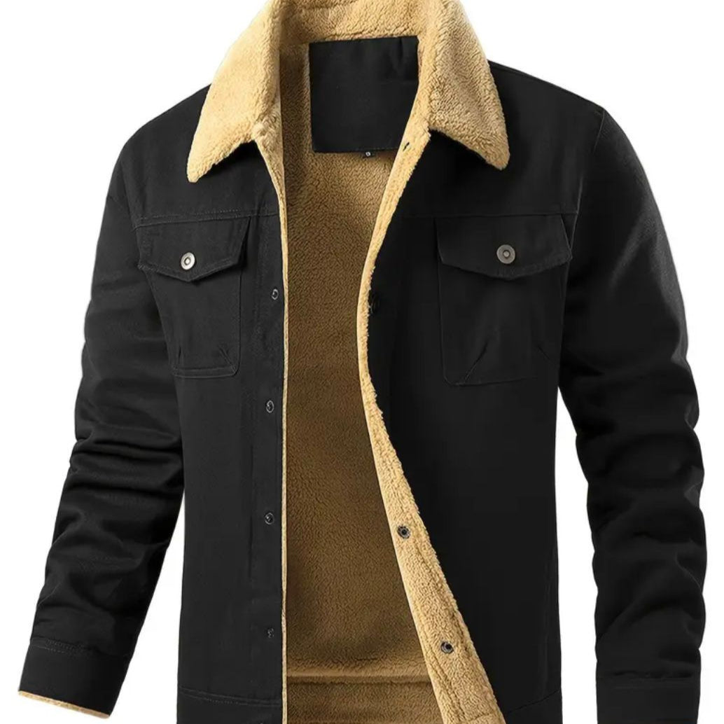 Chaqueta afelpada para hombre
