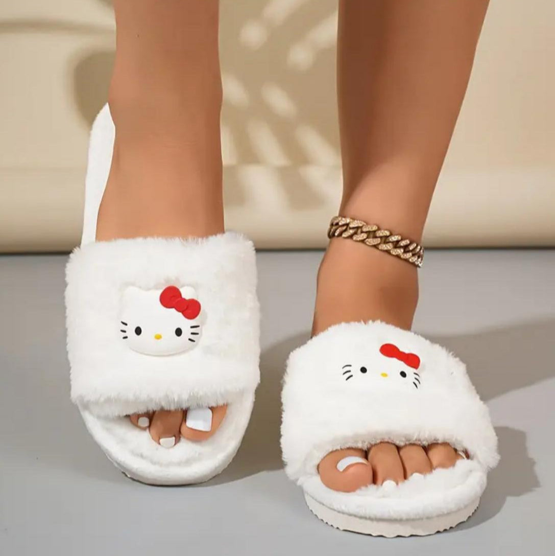 Sandalias afelpadas Kitty