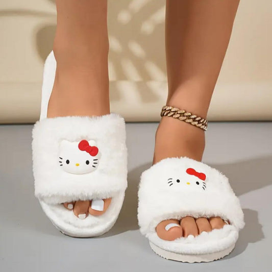 Sandalias afelpadas Kitty