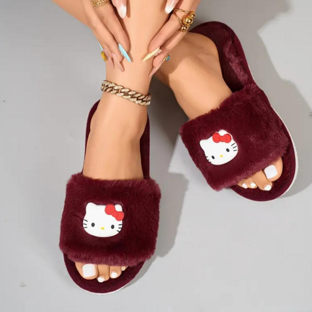 Sandalias afelpadas Kitty