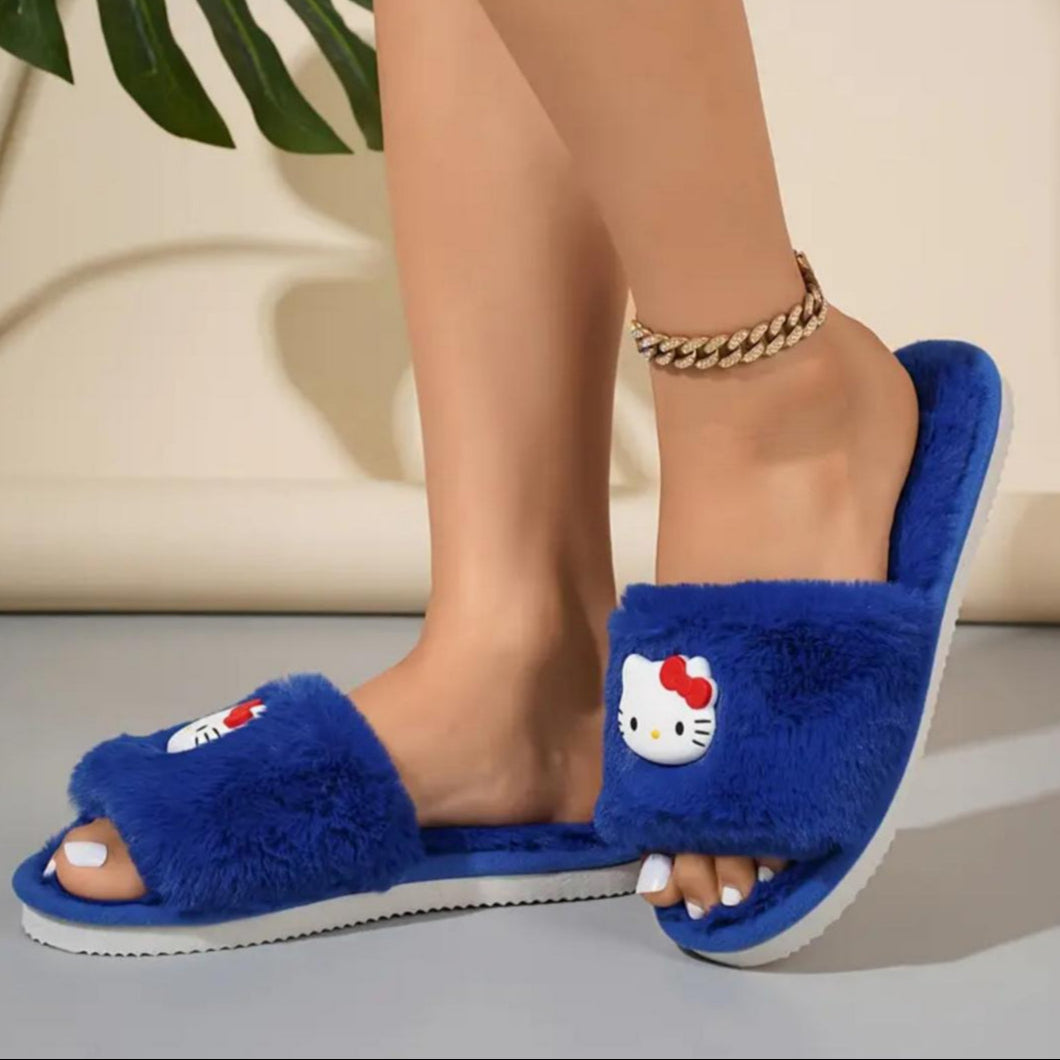 Sandalias afelpadas Kitty