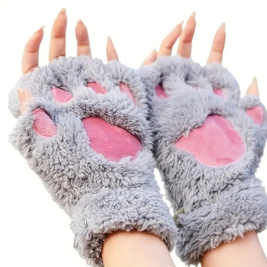 Guantes sin dedos estilo Kawaii