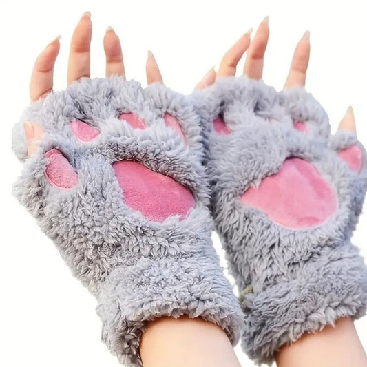 Guantes sin dedos estilo Kawaii