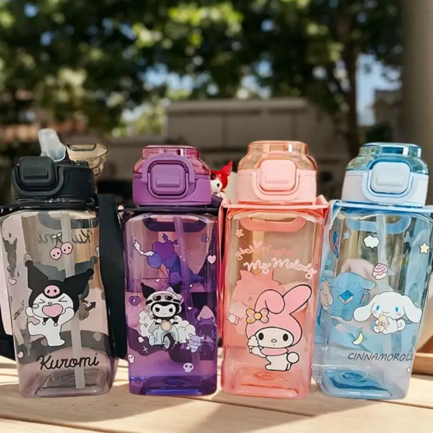 Botellas herméticas estilo Kawaii