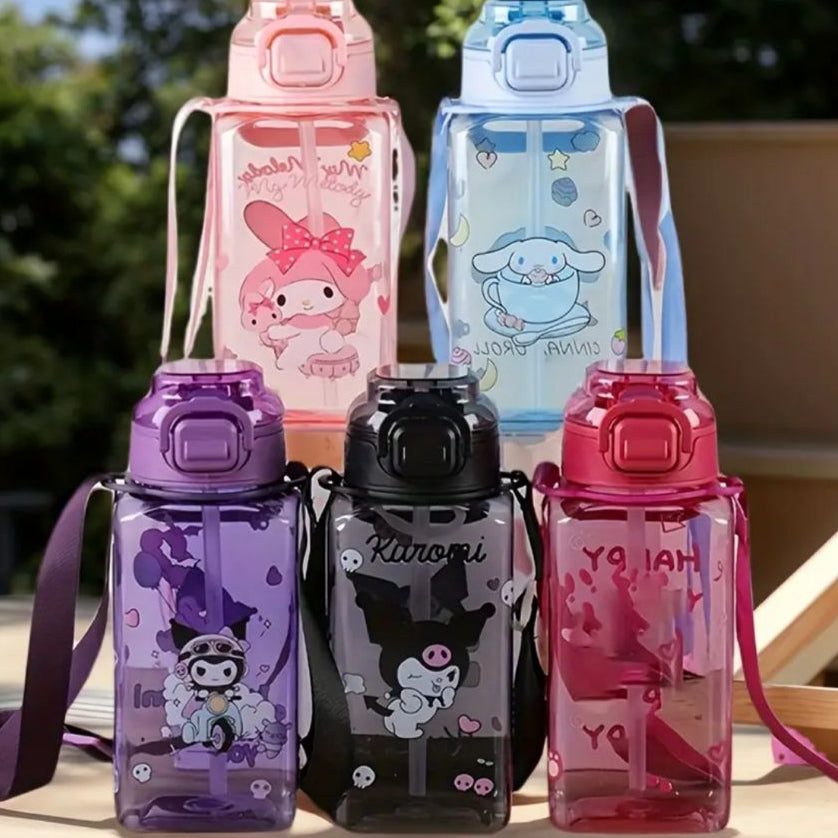 Botellas herméticas estilo Kawaii