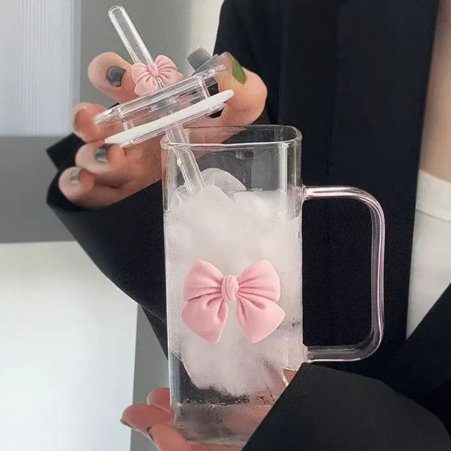 Vaso de vidrio estilo Coquette